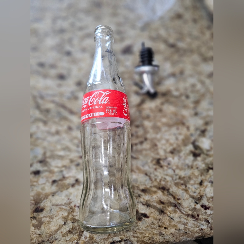 Coke bottle + dispenser